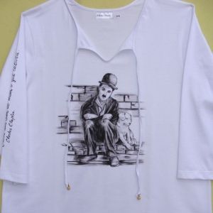 Charlie Chaplin Série Tattoo - Atelier Sandra