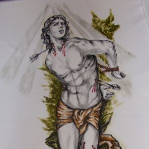 São Sebastião - Oxossi::Série Tattoo - Atelier Sandra