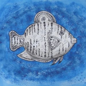 Peixe Prata Prosperidade - Atelier Sandra