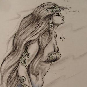 Sereia Princesa :: Série Tattoo - Atelier Sandra